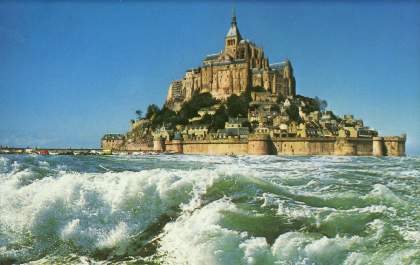 Mont Saint-Michel bei Flut